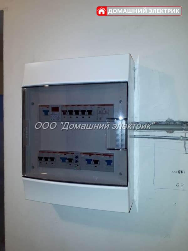 монтаж и установка электрщита абб с автоматами на 24 модуля под ключ в квартире новостройке